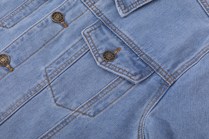 Funki Findz | Jackets | Men's Classic Denim Slim Fit Jacket 5XL