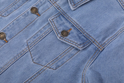 Funki Findz | Jackets | Men's Classic Denim Slim Fit Jacket 5XL