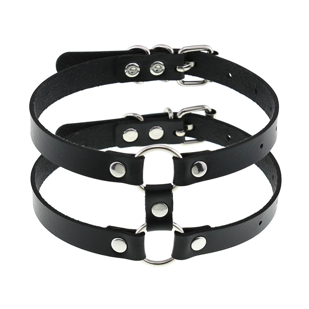 Funki Findz | Necklaces | Unisex Hip Hop PU Leather Choker
