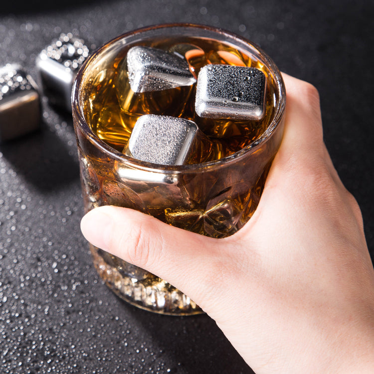 Funki Findz | Whisky Stones | Stainless Steel Ice Cubes Sets