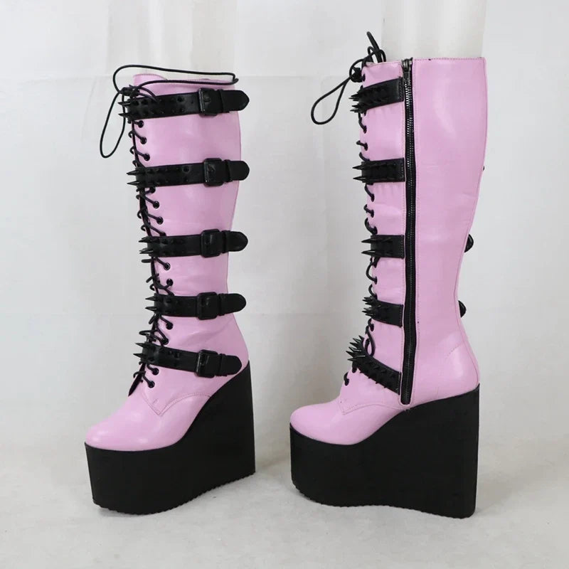 Funki Findz | Boots | Women's Super High Custom Platform Boot