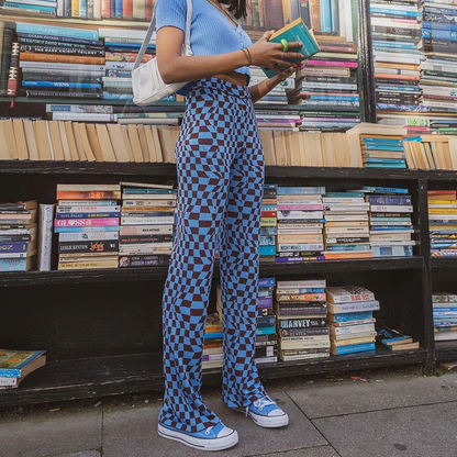 Funki Findz | Pants | Women's Ripple Print Flared Bell Bottoms