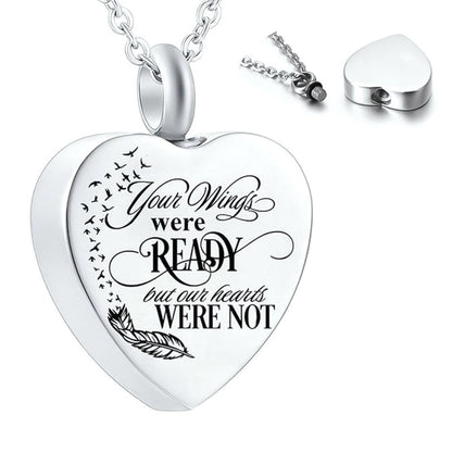 Funki Findz | Cremation Urn Necklaces | Heart Paw Pendant