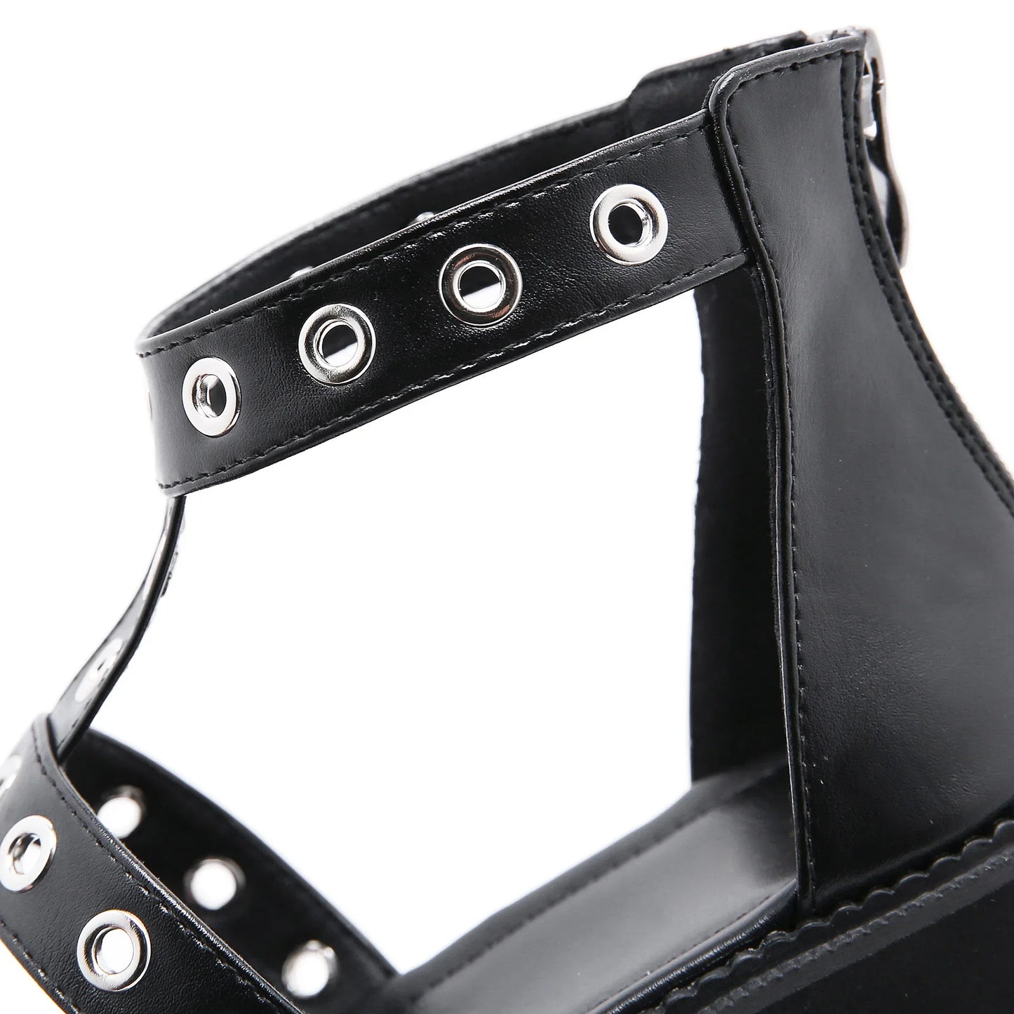 Funki Findz | Shoes | Women's Gothic Rivet Ring Platform Sandal