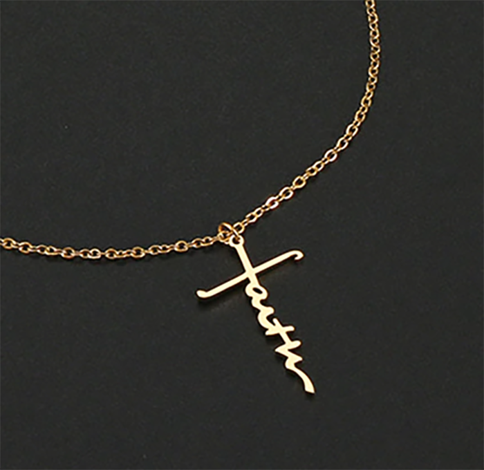 Funki Findz | Necklaces | Unisex Faith Cross Pendant Necklace