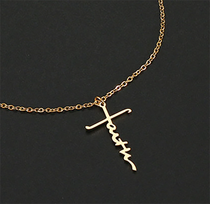 Funki Findz | Necklaces | Unisex Faith Cross Pendant Necklace