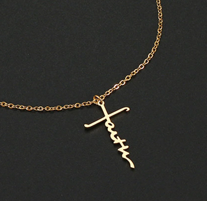 Funki Findz | Necklaces | Unisex Faith Cross Pendant Necklace
