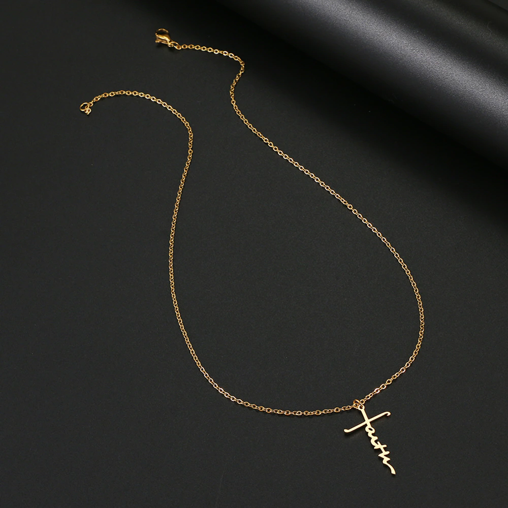 Funki Findz | Necklaces | Unisex Faith Cross Pendant Necklace