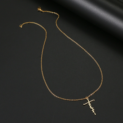 Funki Findz | Necklaces | Unisex Faith Cross Pendant Necklace