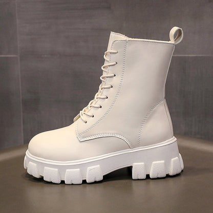 Funki Findz | Boots | Women's Lace-up Chunky Combat Boots