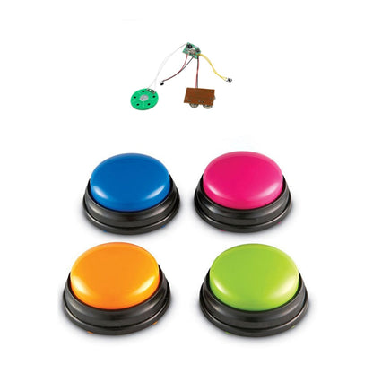 Funki Findz | Pet Toys | Recordable Button Learning Aid for Kids, Pets