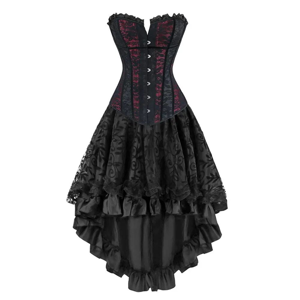 Funki Findz | Dresses | Women's Victorian Corset Bustier Dress