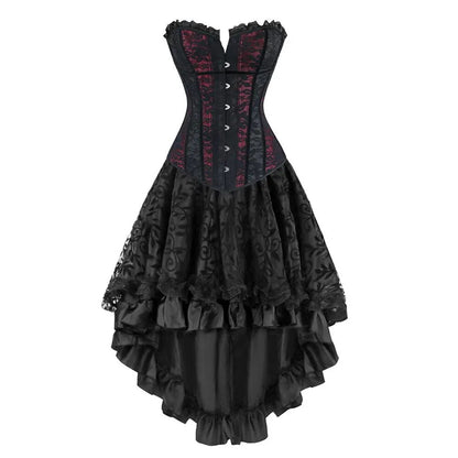 Funki Findz | Dresses | Women's Victorian Corset Bustier Dress