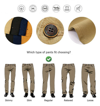 Funki Findz | Pants | Men's Plus Size Straight Leg Business Pant