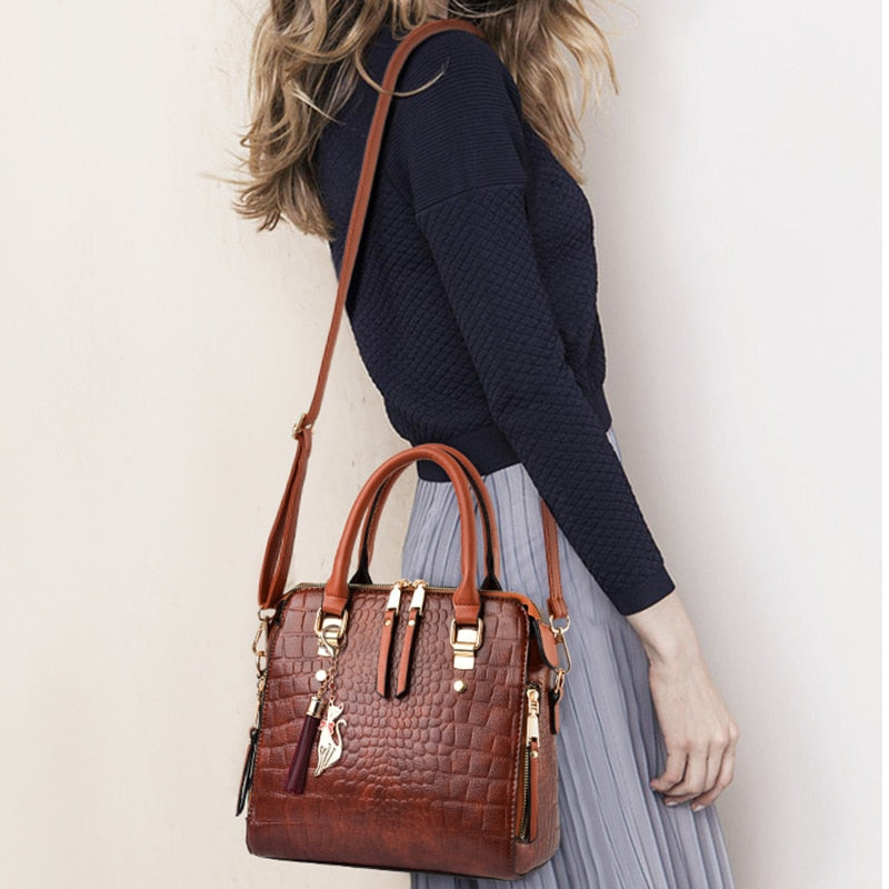 Funki Findz | Bags | Handbags | Women's Crocodile Pattern Tote