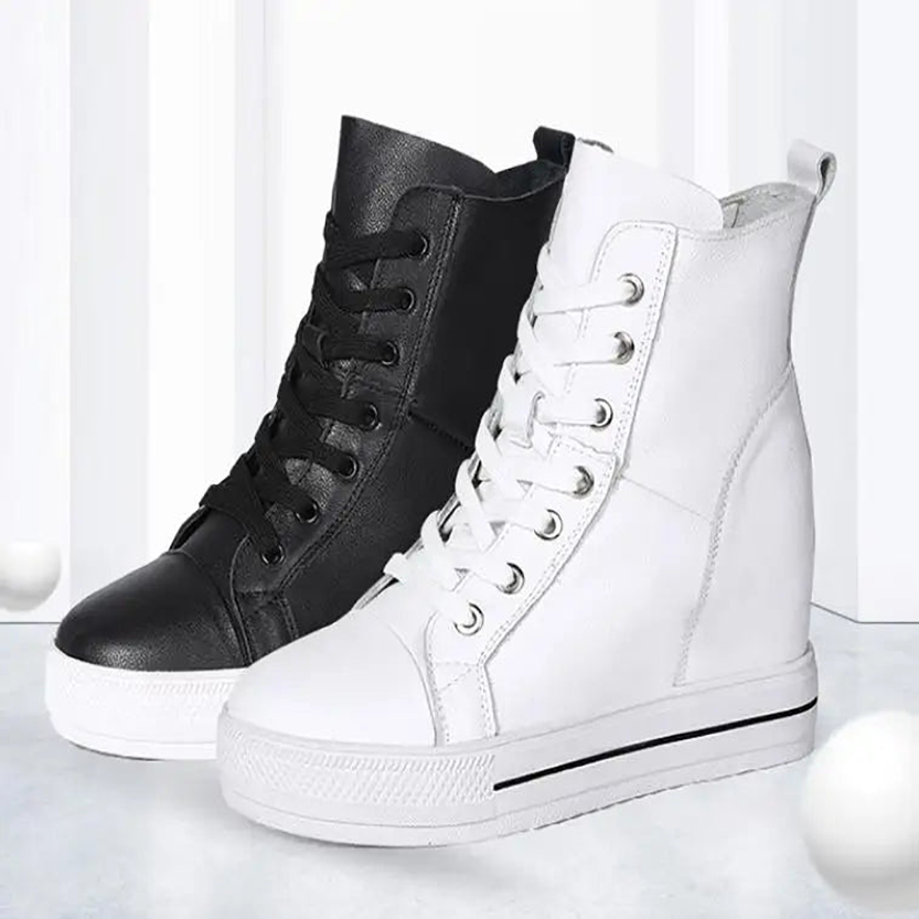 Funki Findz | Boots | Women's Canvas High Rise Ankle Sneaker