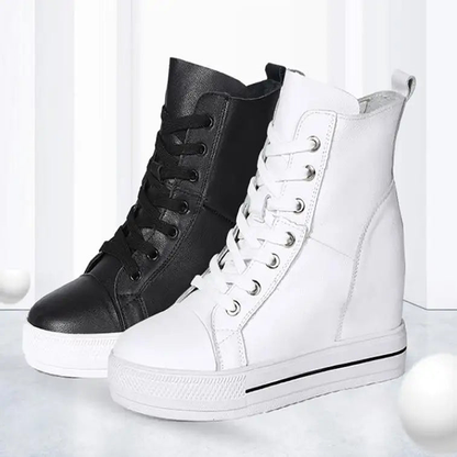 Funki Findz | Boots | Women's Canvas High Rise Ankle Sneaker