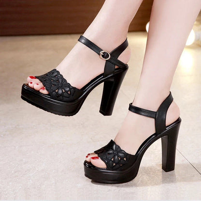 Funki Findz | Shoes | Women's Block Heel Platform Sandals