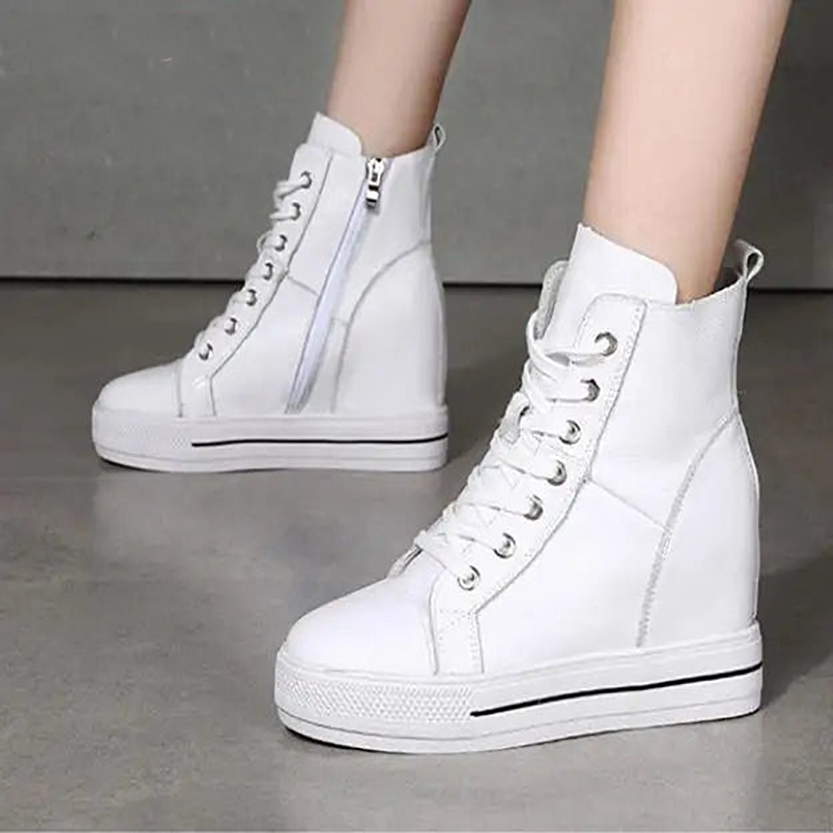Funki Findz | Boots | Women's Canvas High Rise Ankle Sneaker