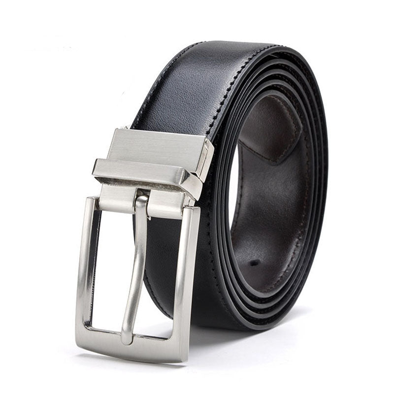 Funki Findz | Belts | Men's Luxury Leather Belt Reversible Buckle