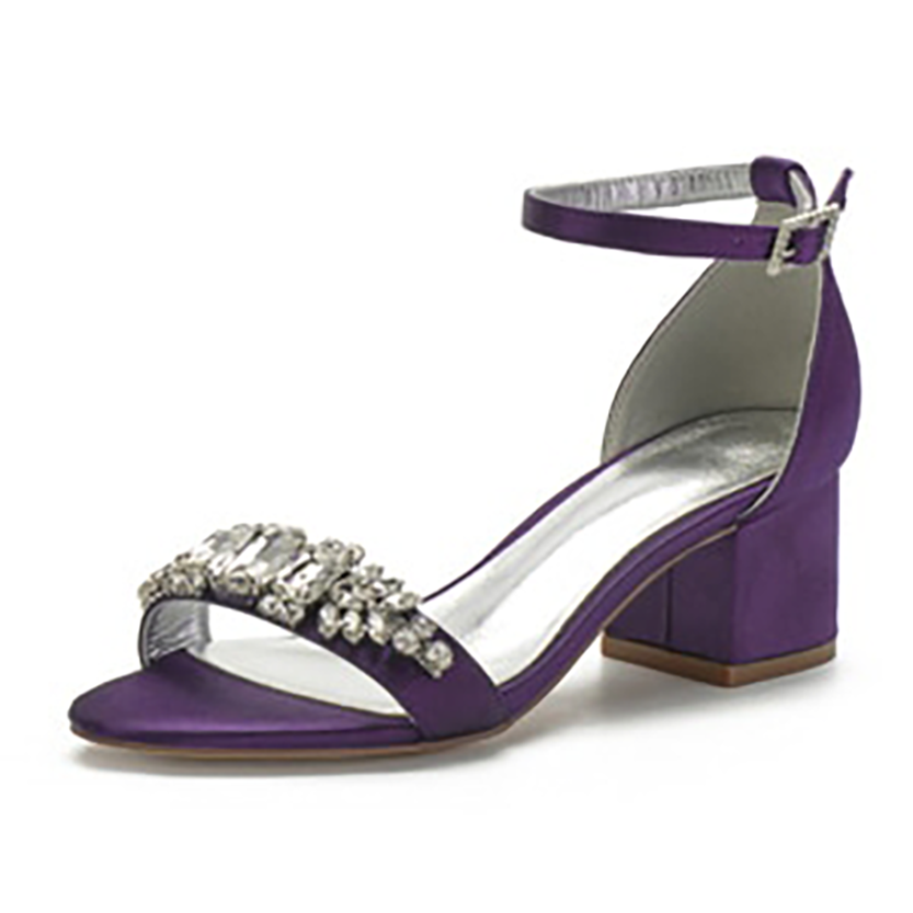 Funki Findz | Shoes | Women's Elegant Low Satin Dress Sandals