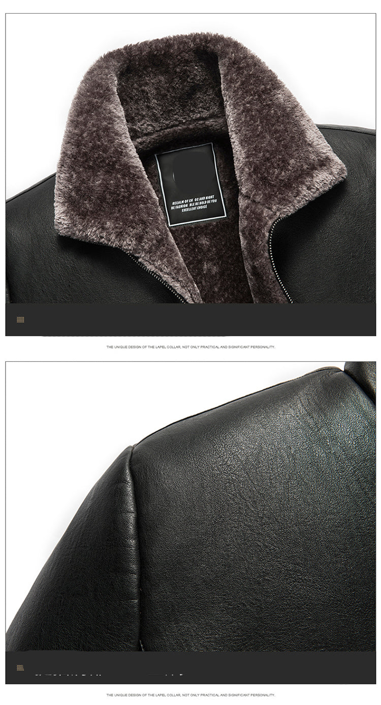 Funki Findz | Jackets | Men's Leather Luxury Sheepskin Jacket
