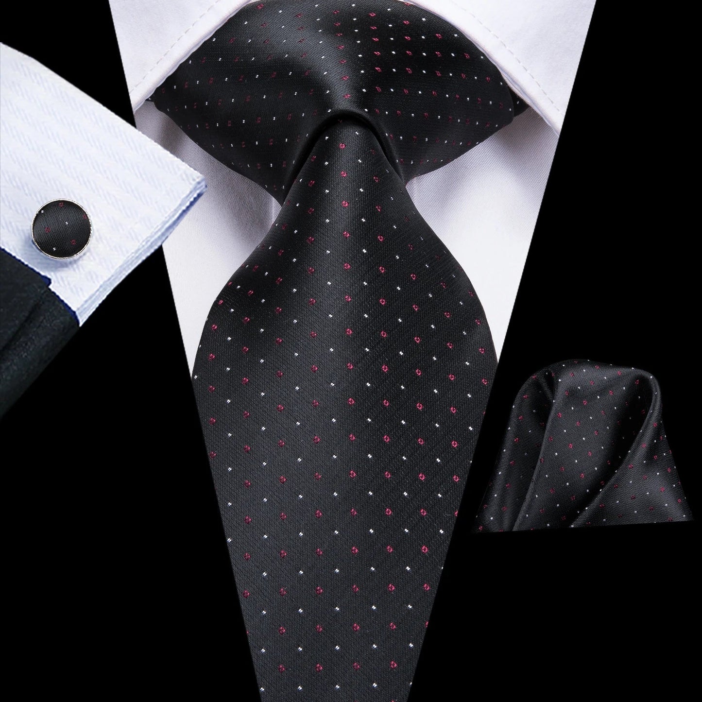 Funki Findz | Neckties | Men's 100% Silk Luxury 3Pcs Tie Sets
