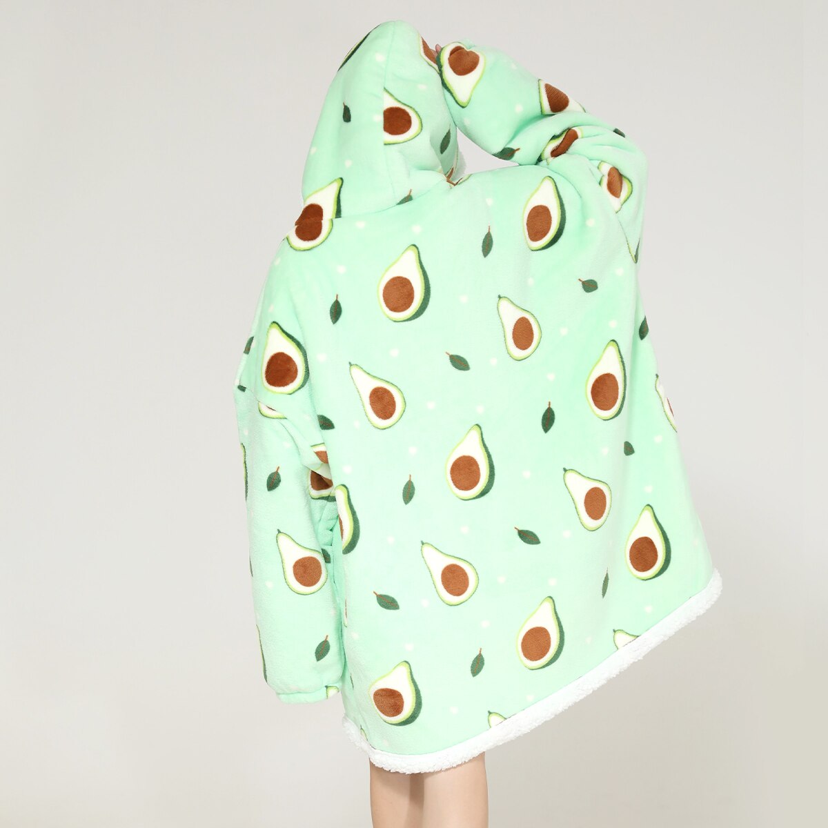 Funki Findz | Oodies | Unisex Soft Animal Print Hoodie Blanket