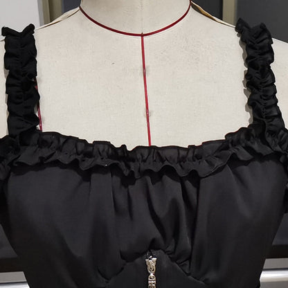 Funki Findz | Dresses | Women's Gothic Lace Up Victorian Dress