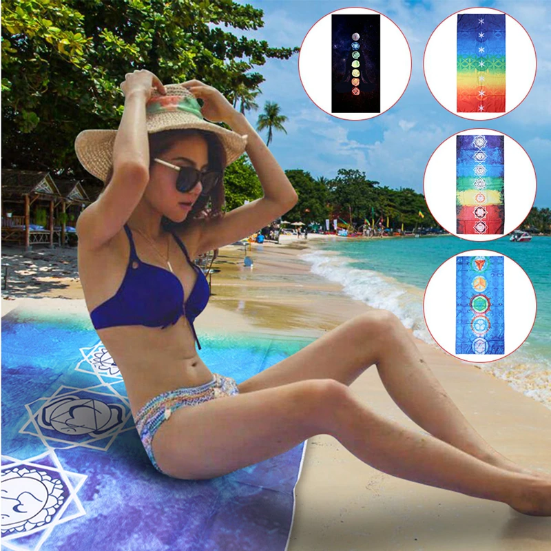 Funki Findz | Wall Hangings | Rainbow Chakra Yoga Mat