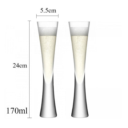 Funki Findz | Glasses | Champagne Flutes | Heavy Based 2 Pcs
