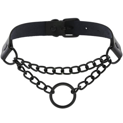 Funki Findz | Necklaces | Unisex Hip Hop PU Leather Choker