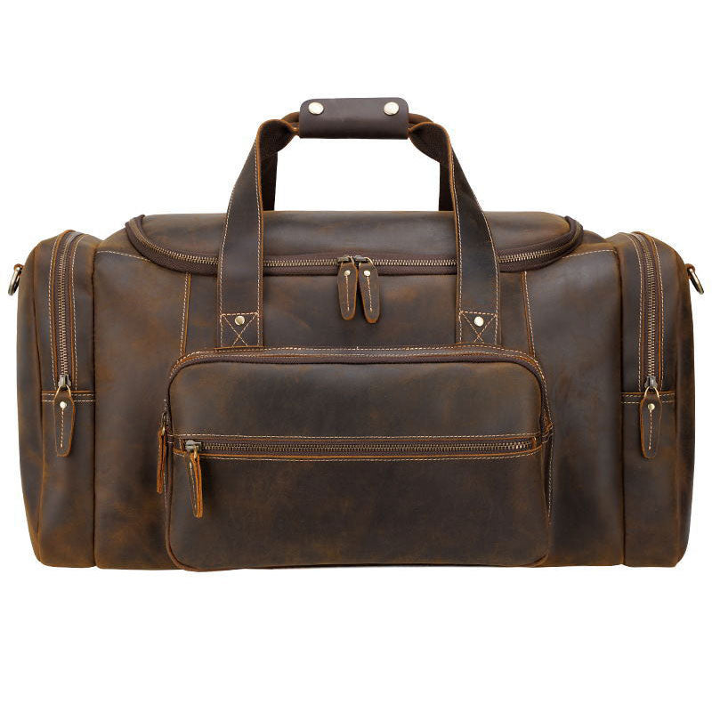 Funki Findz | Bags | Travel Bags | Men's Leather Overnight Bag