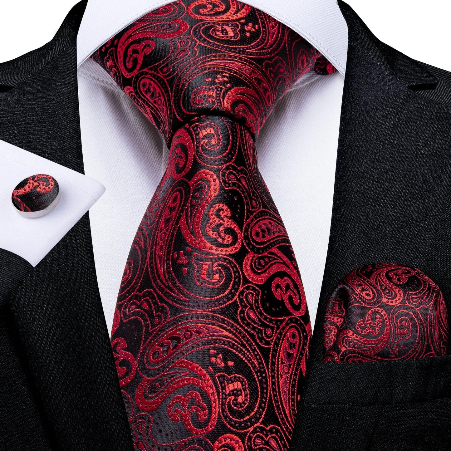 Funki Findz | Neck Ties | Men's Luxury 3Pcs Formal Tie Sets
