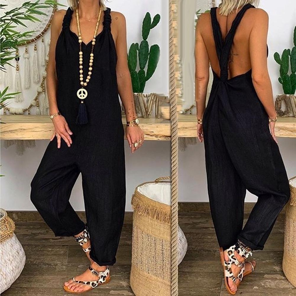 Funki Findz | Pants | Women's Knotted Strap Bib Style Overalls