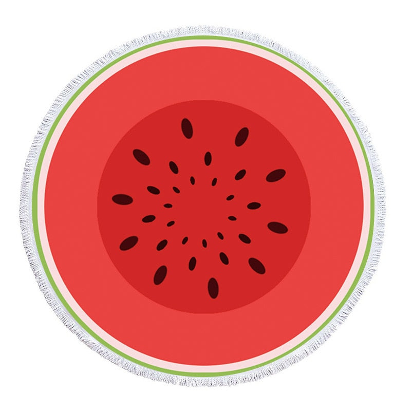 Funki Findz | Beach Mats | Fruit Printed Beach Mat Towel Throw