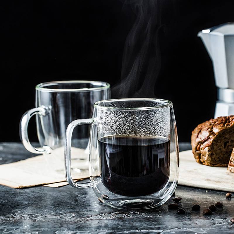 Funki Findz | Mugs | Double Wall Glass Mug | Coffee Cup