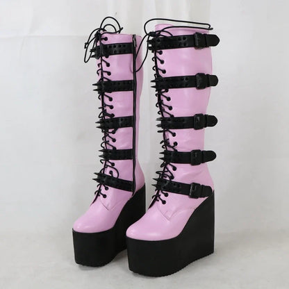 Funki Findz | Boots | Women's Super High Custom Platform Boot