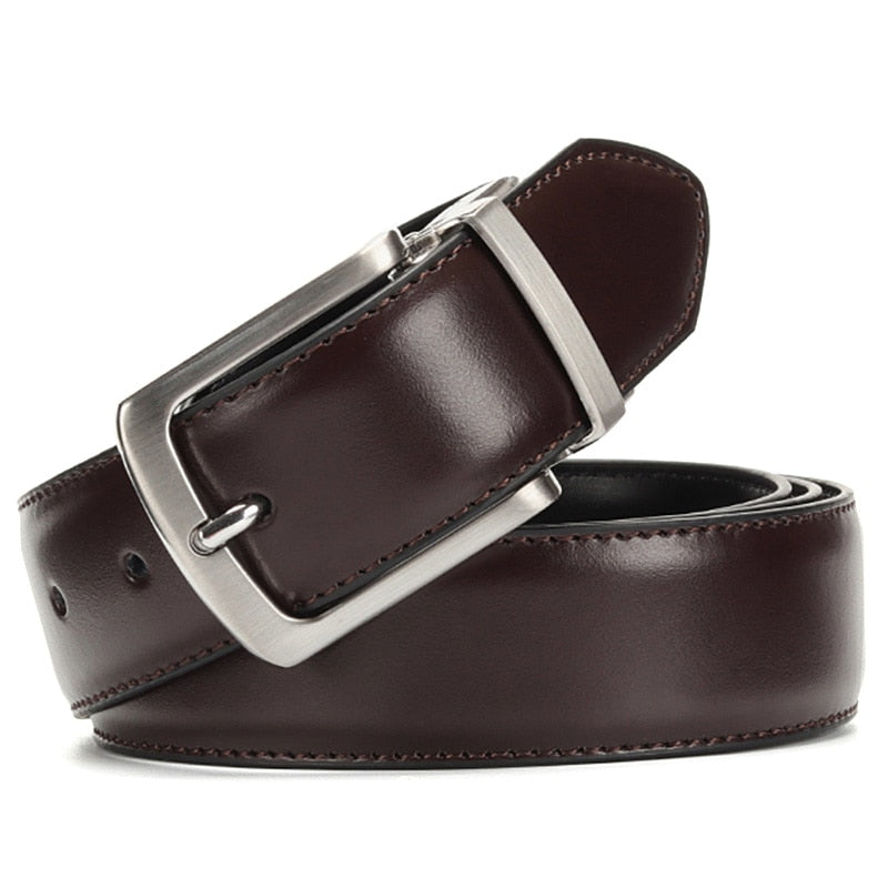 Funki Findz | Belts | Men's Luxury Leather Belt Reversible Buckle