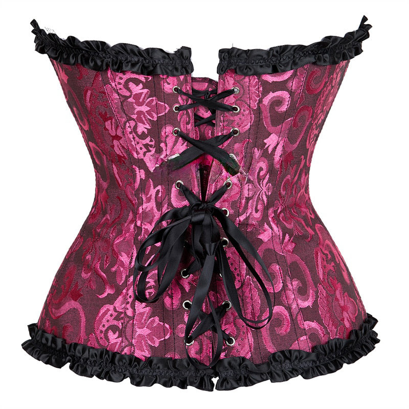 Funki Findz | Lingerie | Women's Pretty Overbust Corset | Bustier