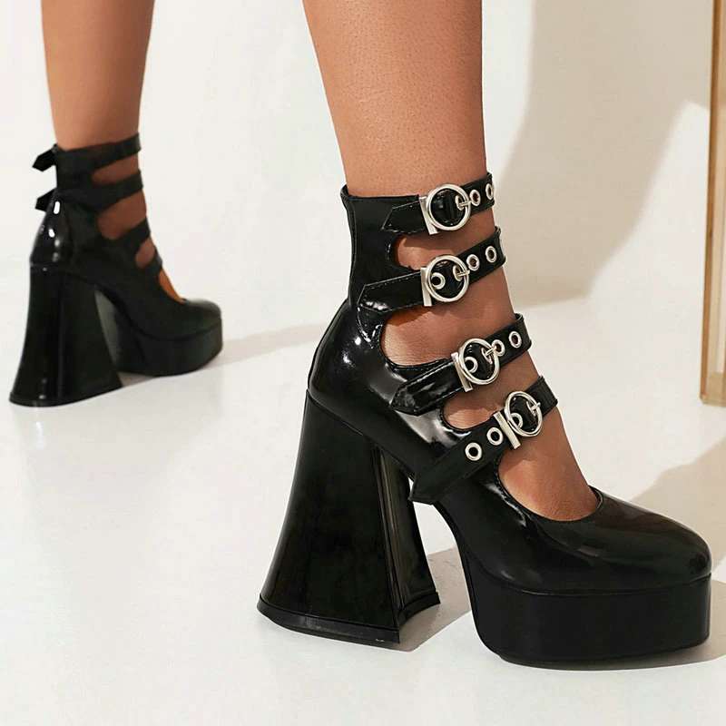 Funki Findz | Shoes | Women's Gothic Punk Mary Jane Platforms