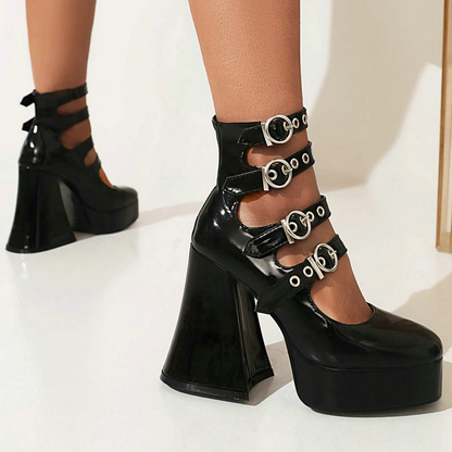 Funki Findz | Shoes | Women's Gothic Punk Mary Jane Platforms