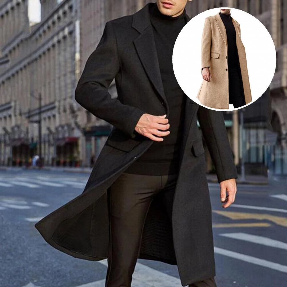Funki Findz | Jackets | Men's Winter Woolen Topcoat Overcoat