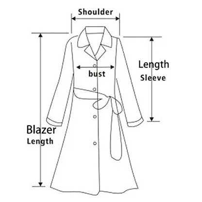 Funki Findz | Jackets | Women's Long Suit Collar Woolen Overcoat