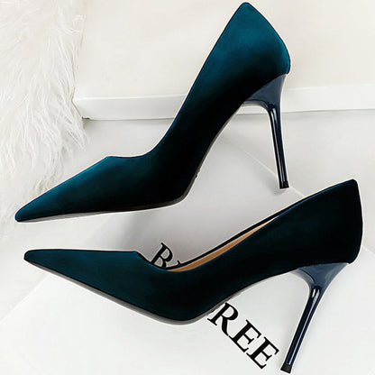 Funki Findz | Shoes | Women's Suede Fashion High Heel Stiletto