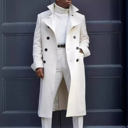 Funki Findz | Jackets | Men's Smart Double Breasted Dress Coat