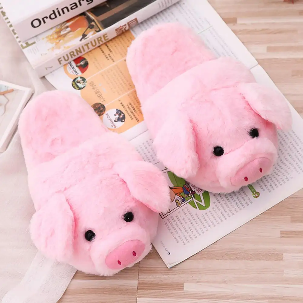 Funki Findz | Shoes | Women's Pink Pig Winter Soft Slippers