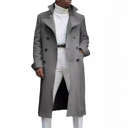 Funki Findz | Jackets | Men's Smart Double Breasted Dress Coat