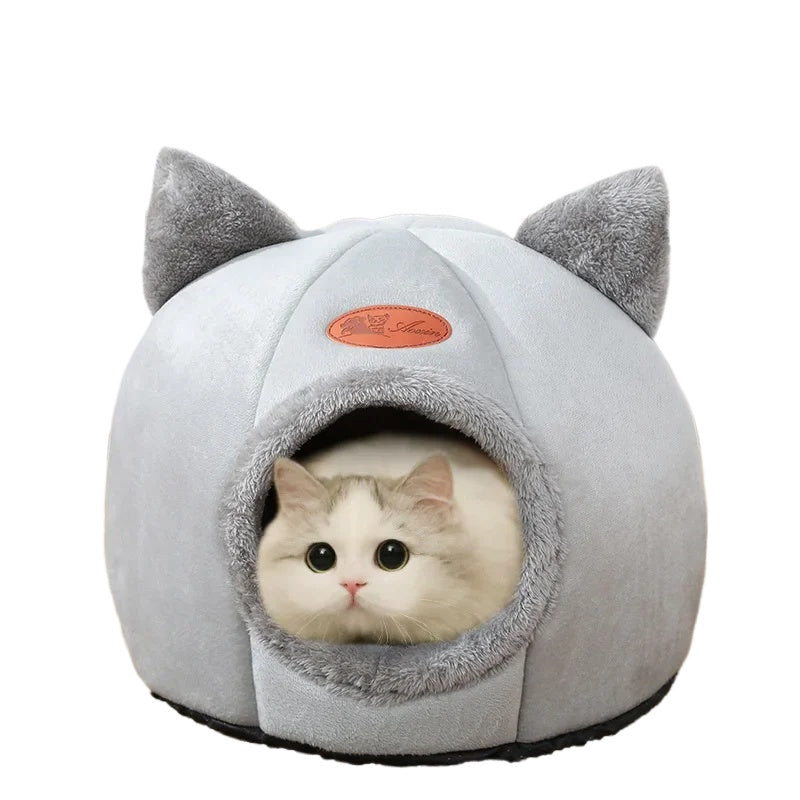 Funki Findz | Pet Beds | Cat Beds | Cozy Soft Cat Cave Houses