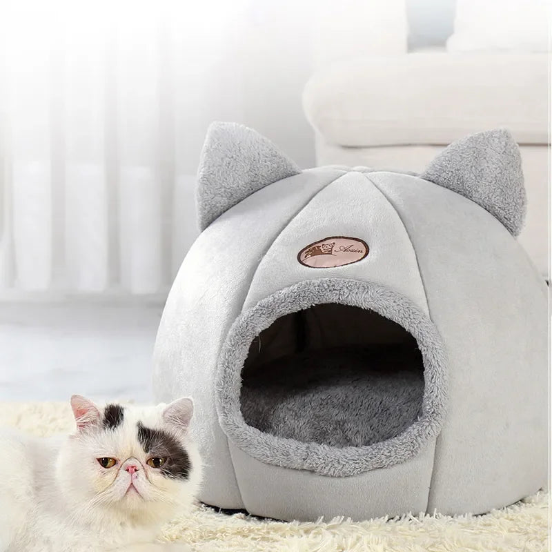Funki Findz | Pet Beds | Cat Beds | Cozy Soft Cat Cave Houses